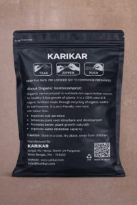 Seller Answer: KARIKAR Organic Vermicompost Fertilizer Manure for Plants, 500 g