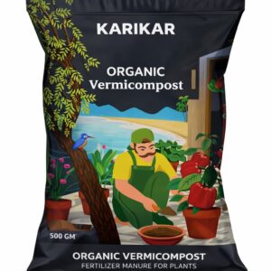 Seller Answer: KARIKAR Organic Vermicompost Fertilizer Manure for Plants, 500 g