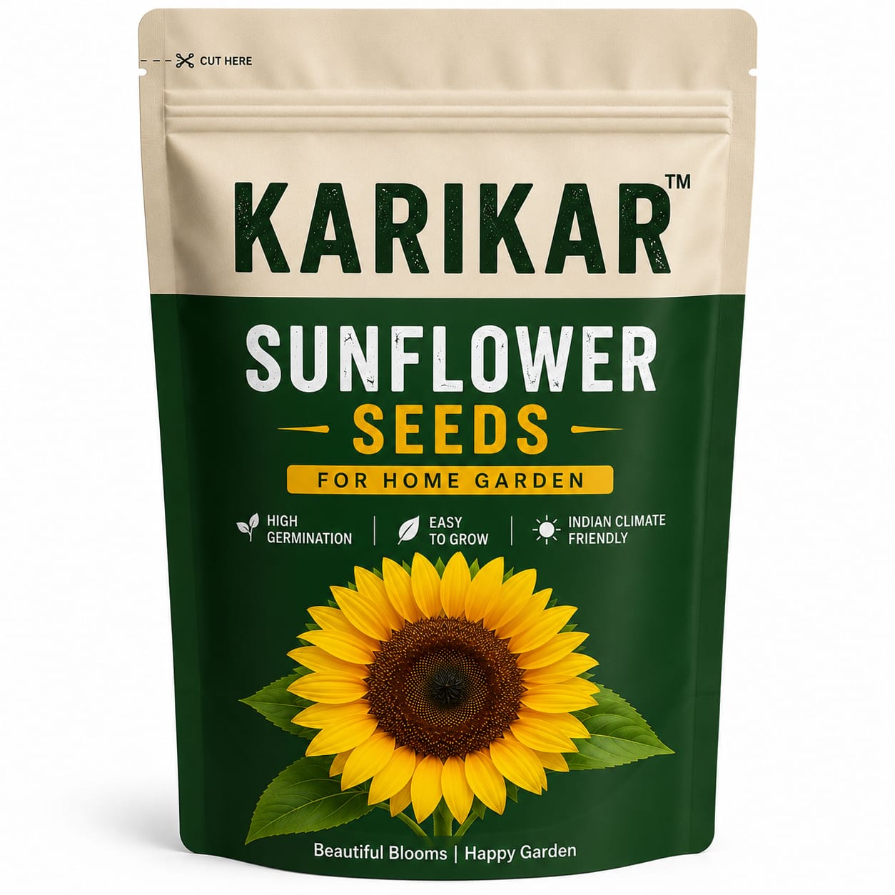 Premium Sunflower Seeds for Home Garden, High Germination, Raw, Fibre Rich, Rich in Magnesium