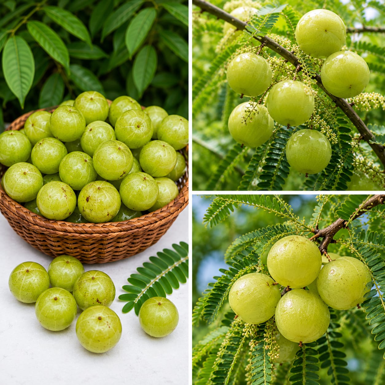 KARIKAR Amla Live Plant (Indian Gooseberry) Fruit Plant for Home Garden, Terrace & Balcony, Healthy Live Sapling