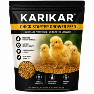 Chick Starter Grower Feed | Complete Poultry Feed for Baby Chicks | Starter Crumble Feed for Healthy Growth, Strong Immunity & Better Development | Chicken Feed