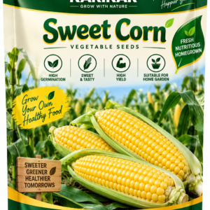 KARIKAR Sweet Corn Seeds for Home Garden | Premium Sweet Corn Vegetable Seeds | High Germination 50+ Seeds