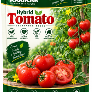 KARIKAR Hybrid Tomato Seeds for Home Garden | Premium Hybrid Tomato Vegetable Seeds | High Germination 50+ Seeds