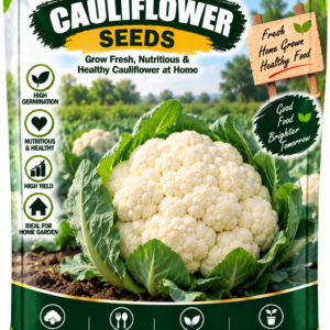 KARIKAR Cauliflower Seeds for Home Garden | Premium Cauliflower Vegetable Seeds | High Germination 50+Seeds