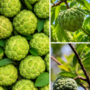 KARIKAR Thai Custard Apple Fruit Grafted Live Plant – Healthy Custard Apple Plant for Home Garden