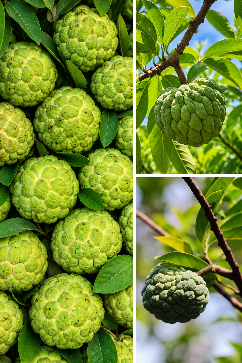 KARIKAR Thai Custard Apple Fruit Grafted Live Plant – Healthy Custard Apple Plant for Home Garden