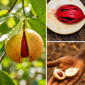 KARIKAR Nutmeg Grafted Live Plant,Aromatic Nutmeg Tree Plant for Home Garden