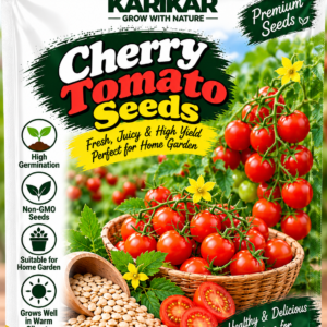 KARIKAR Premium Cherry Tomato Seeds for Home Gardening, High Germination Vegetable 20+ Seeds