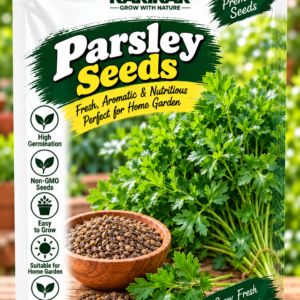 KARIKAR Premium Parsley Seeds for Home Gardening, Fresh Aromatic Herb 20+Seeds