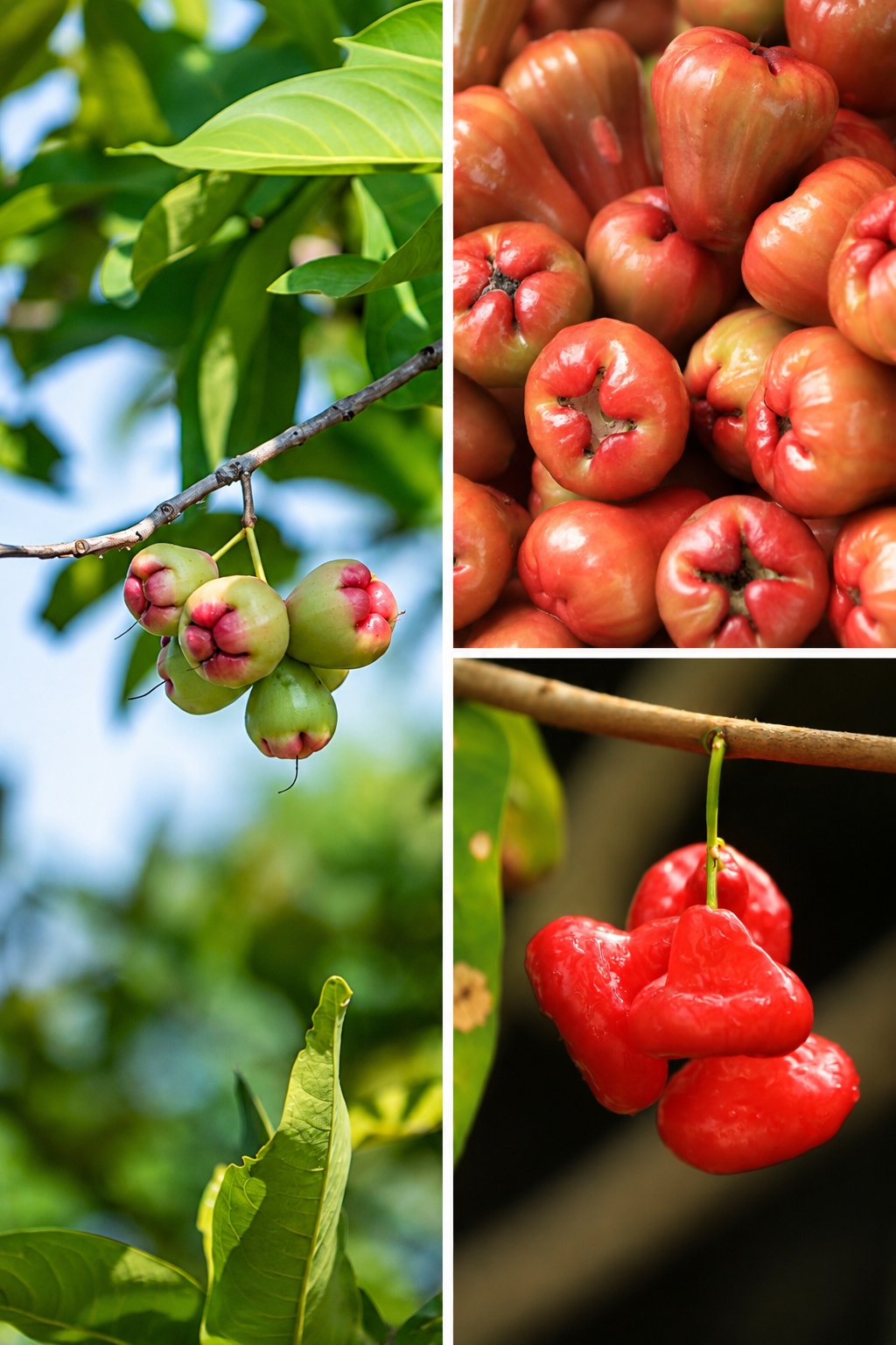 KARIKAR Red Wax Apple Grafted Live Fruit Plant – Healthy Wax Apple Tree Plant for Home Garden