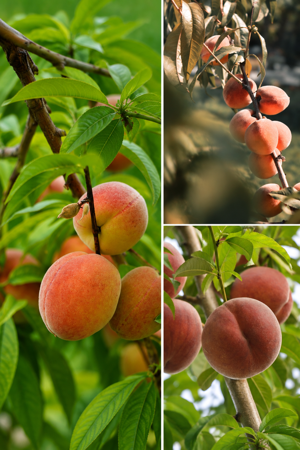 KARIKAR Peach Grafted Live Fruit Plant for Home Garden
