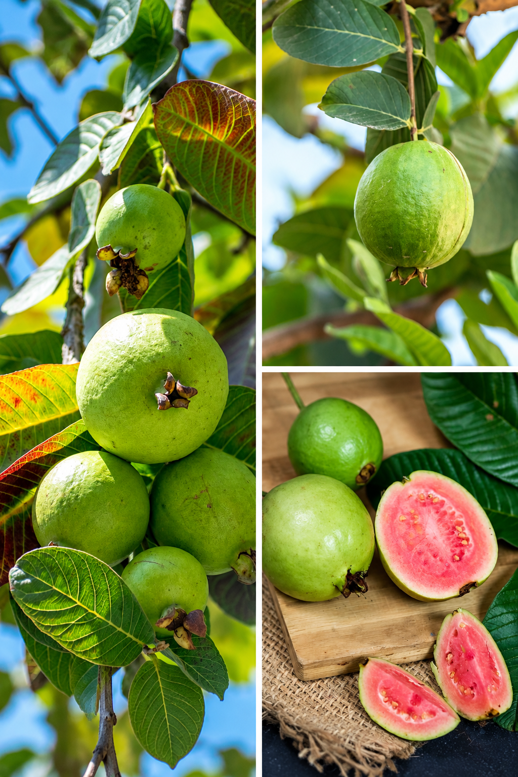 KARIKAR Red Diamond Guava Grafted Live Fruit Plant – Healthy Guava Tree Plant for Home Garden