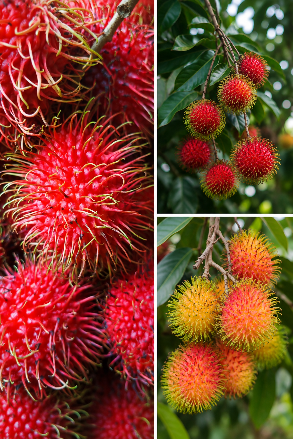 KARIKAR Red Rambutan Fruit Grafted Live Plant for Home Garden