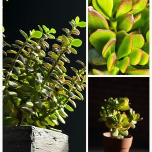 KARIKAR Jade Plant / Crassula Ovata Grafted Live Succulent Plant for Home Indoor, Office, Balcony and Garden Décor